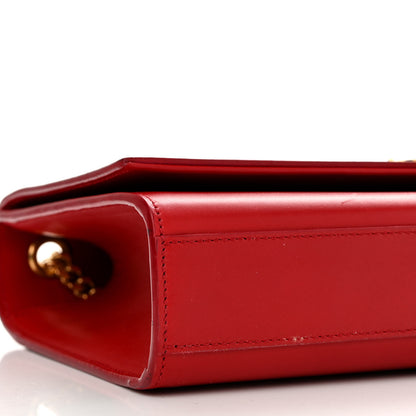 Saint Laurent Smooth Calfskin Medium Classic Monogram Kate Tassel Satchel Lipstick Red 9 of 15