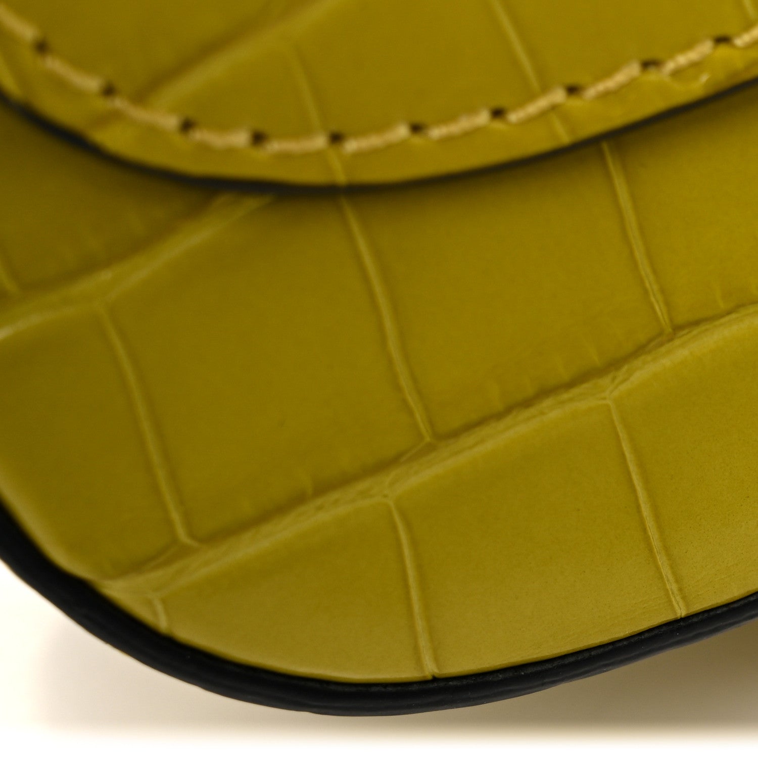 Burberry Alligator Bridle Micro Satchel Lime 31 of 34