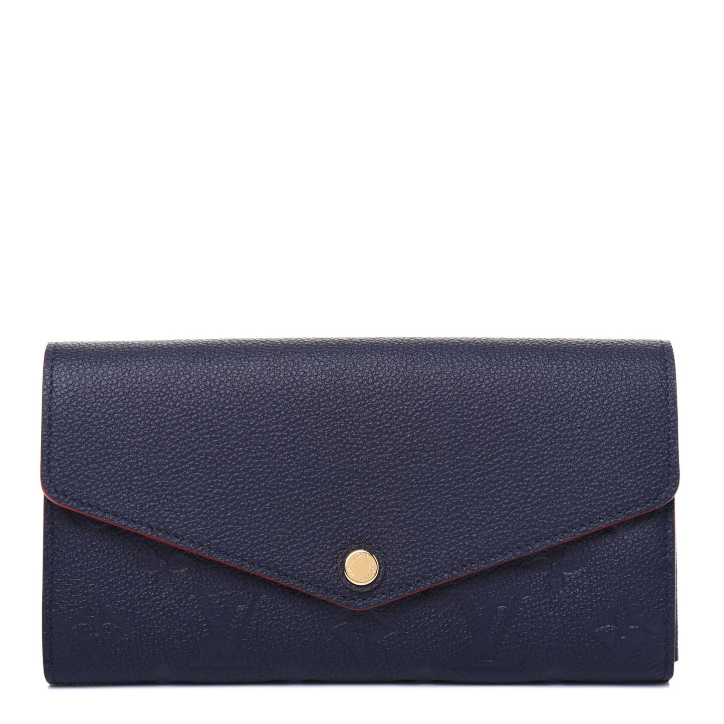 Empreinte Sarah Wallet NM Marine Rouge