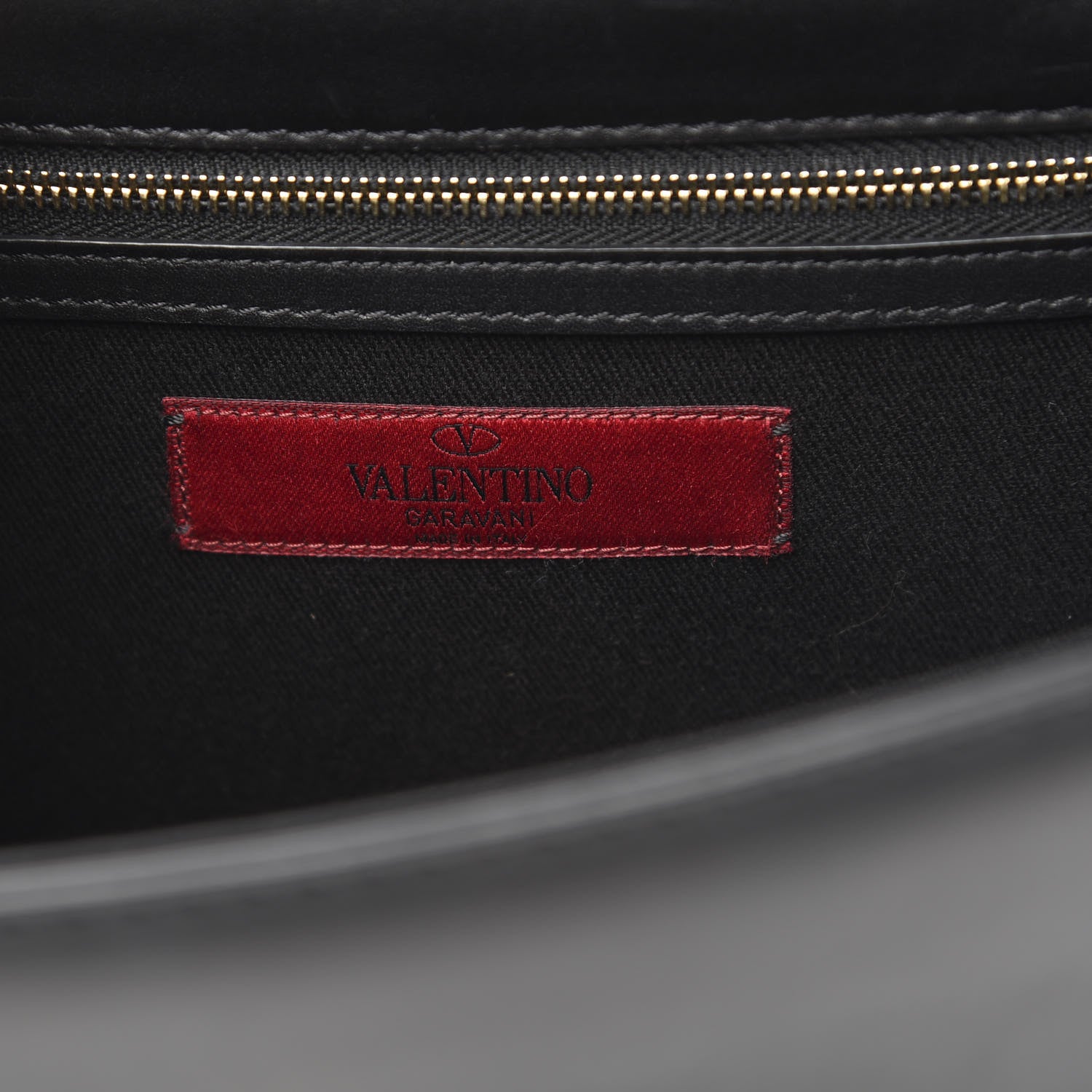 Valentino Garavani Vitello Medium Glam Lock Rockstud Flap Black 6 of 9
