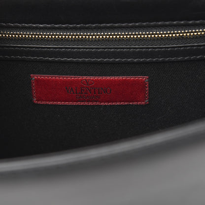 Valentino Garavani Vitello Medium Glam Lock Rockstud Flap Black 6 of 9