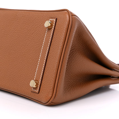 Hermes Togo Birkin 25 Gold 9 of 10