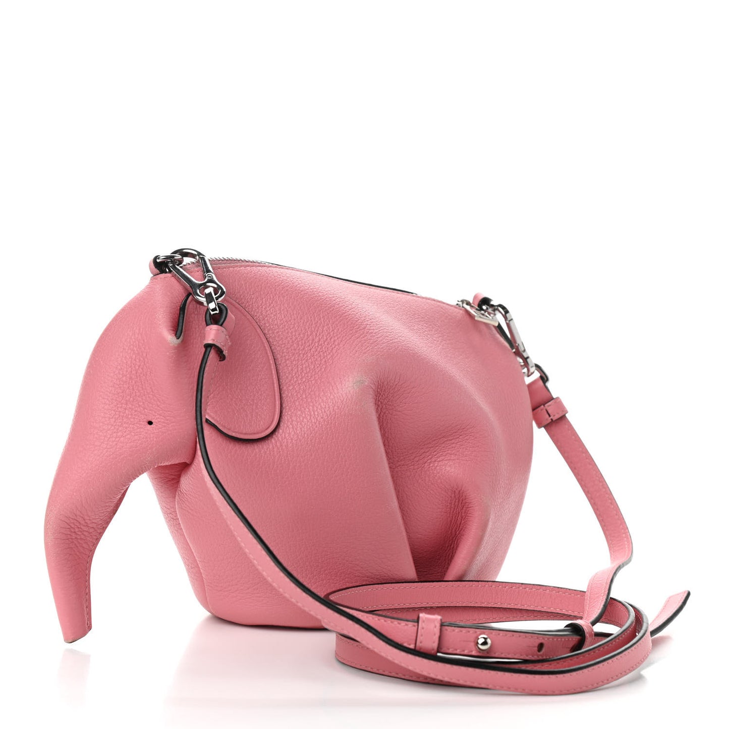 Calfskin Mini Elephant Crossbody Bag Candy