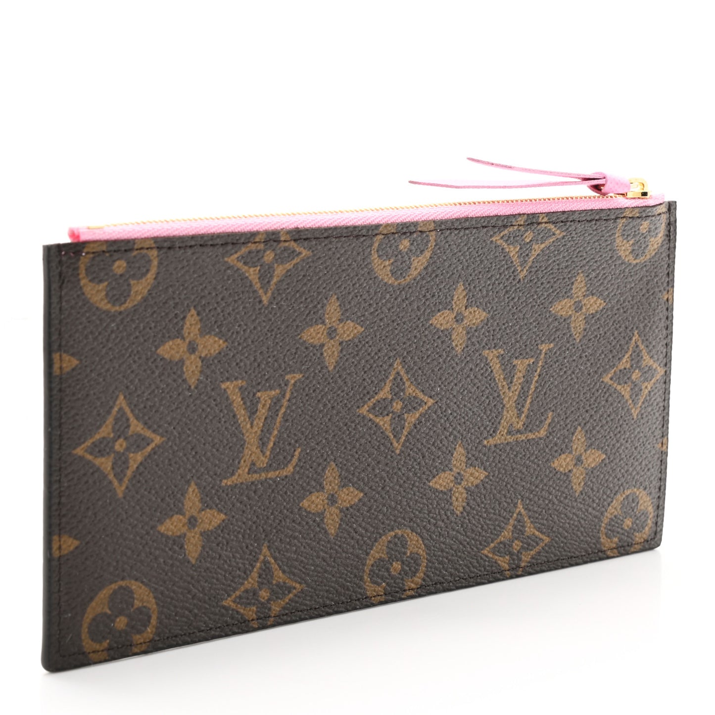 Monogram Felicie Chain Wallet Zippered Insert Pink
