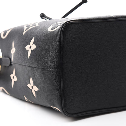 Louis Vuitton Empreinte Monogram Giant Neonoe MM Black Beige 7 of 11