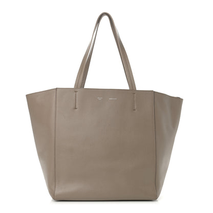 Celine Grained Calfskin Small Horizontal Cabas Phantom Taupe 1 of 15