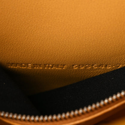 Balenciaga Shiny Calfskin Python Effect Small Hourglass Top Handle Bag Orange Black 7 of 9