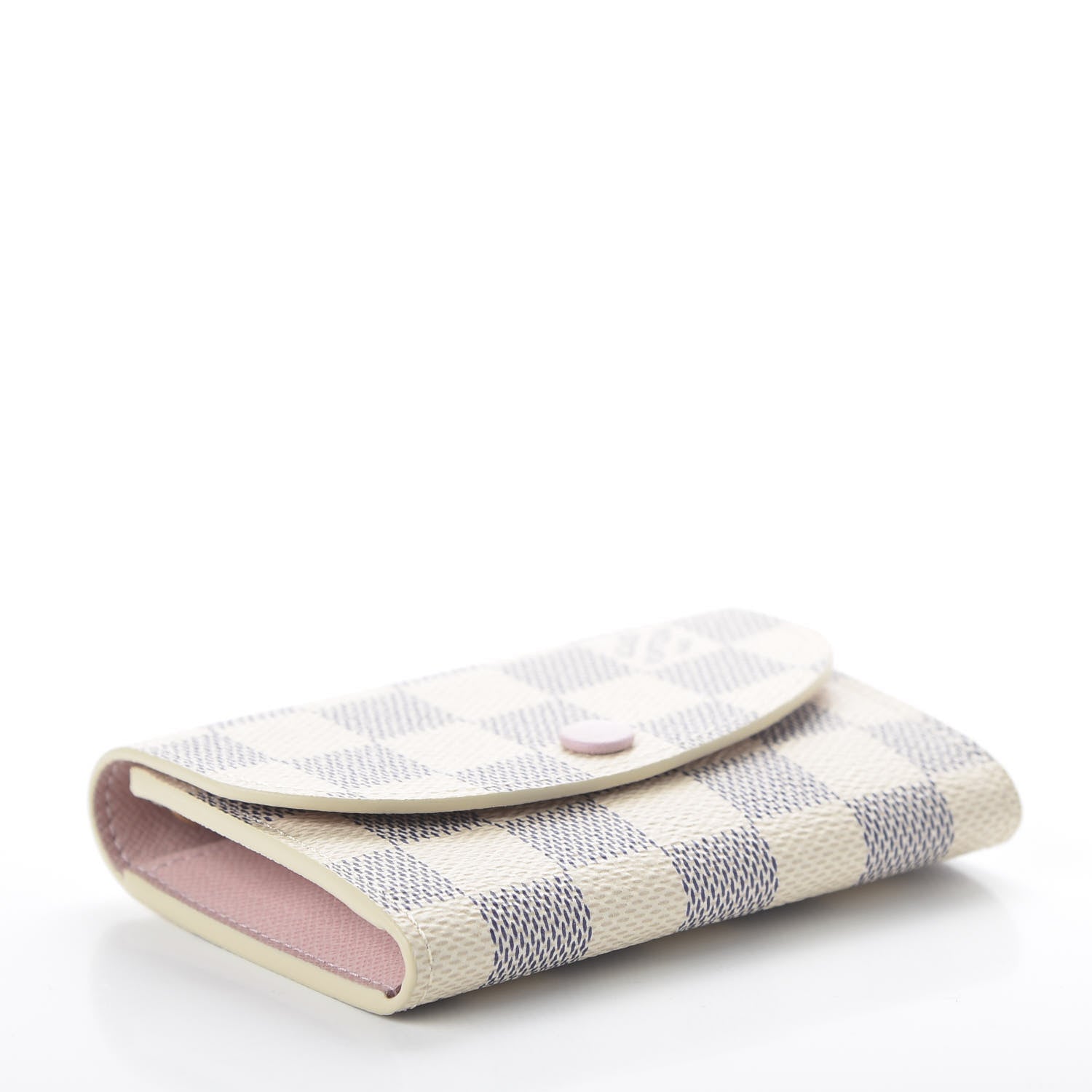 Louis Vuitton Damier Azur Rosalie Coin Purse Rose Ballerine 4 of 9