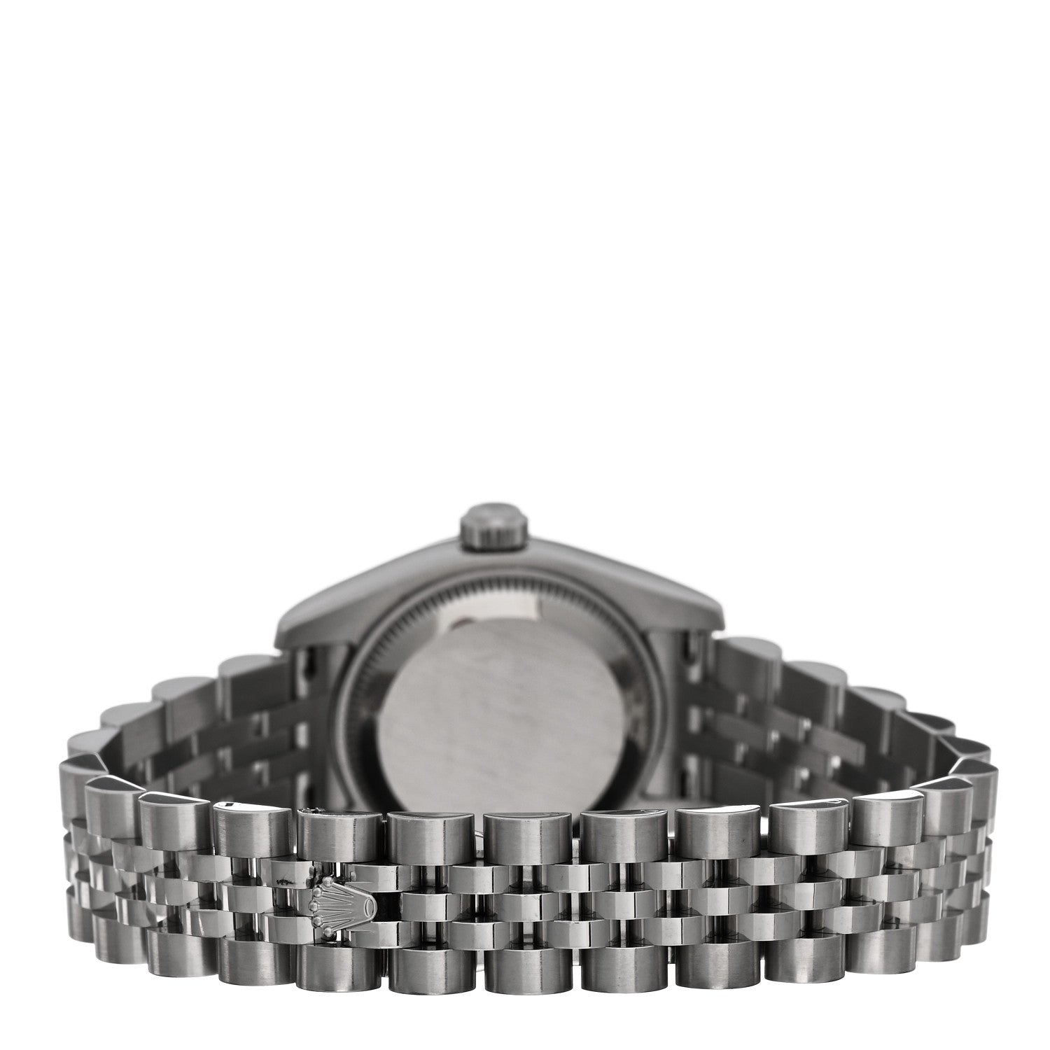 Rolex Stainless Steel 18K White Gold Diamond Mother of Pearl 26mm Oyster Perpetual Datejust Watch 179174 3 of 5