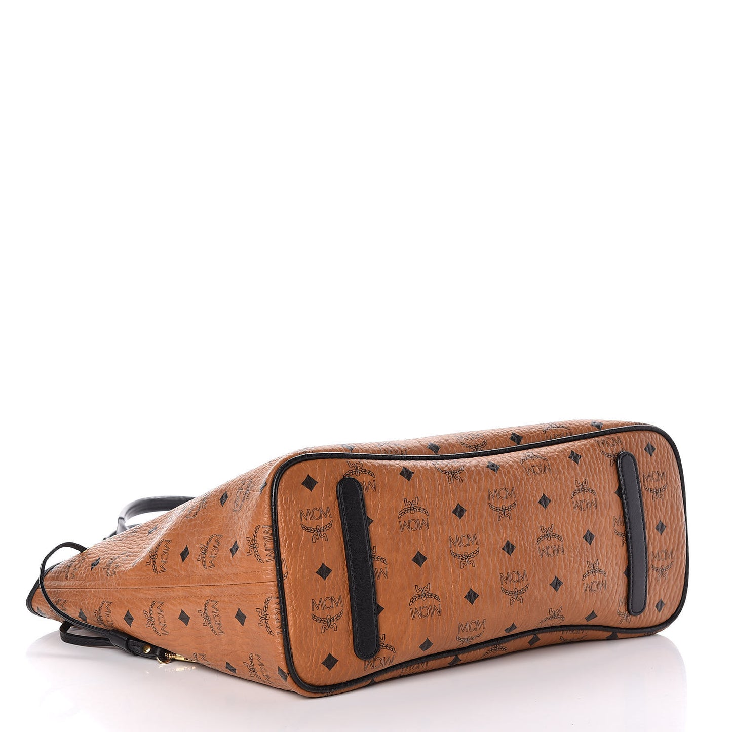 Visetos Medium Project Reversible Shopper Tote Cognac