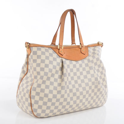 Louis Vuitton Damier Azur Siracusa GM 3 of 8