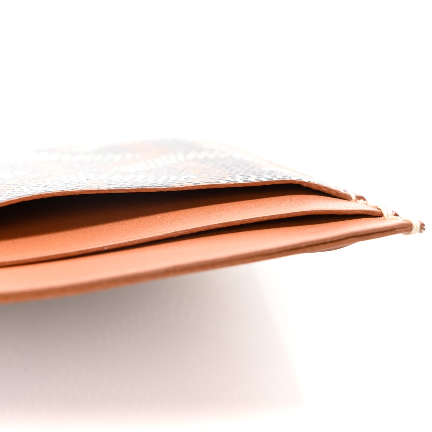 Goyardine Saint Sulpice Card Holder Black Gold