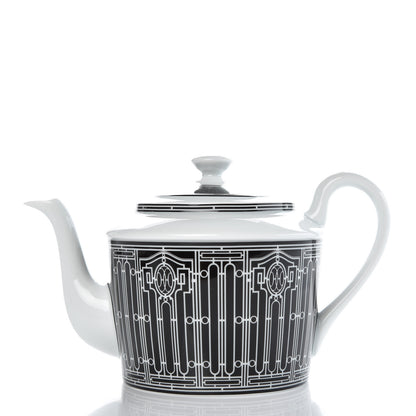 Hermes Porcelain H Deco Coffee/Tea Pot 3 of 6