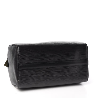 Louis Vuitton Epi Speedy 25 Black 3 of 11