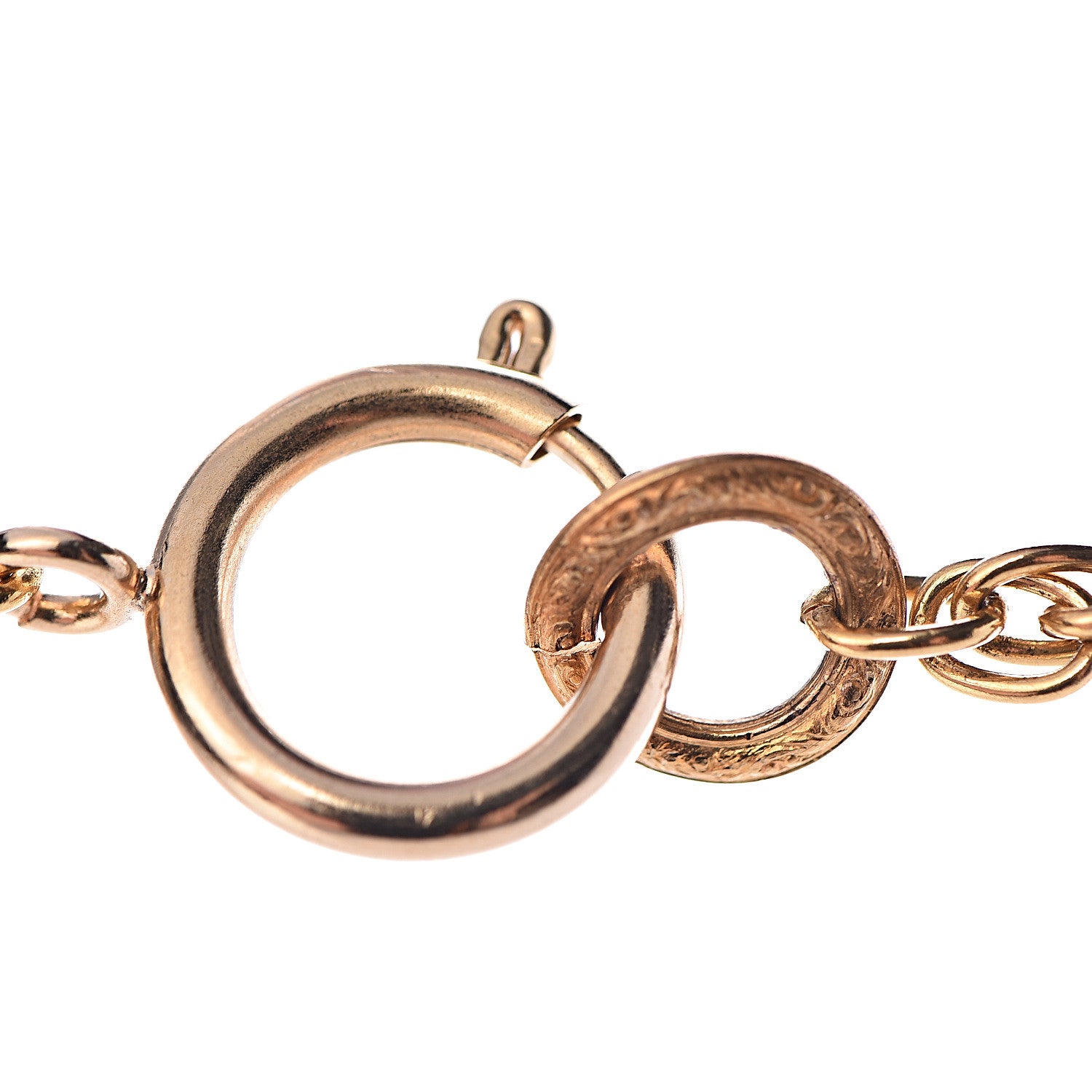 Chanel Pearl Chain Pendant Short Necklace Gold 4 of 6