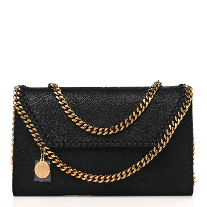 Stella McCartney Shaggy Deer Mini Falabella Crossbody Bag Black 1 of 8