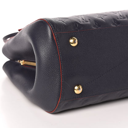 Louis Vuitton Empreinte Montaigne MM Marine Rouge 8 of 12