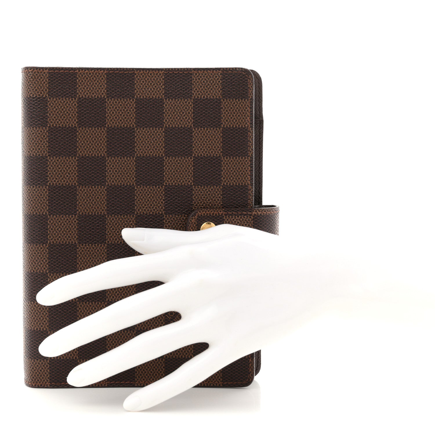 Louis Vuitton Damier Ebene Medium Ring Agenda Cover 3 of 18