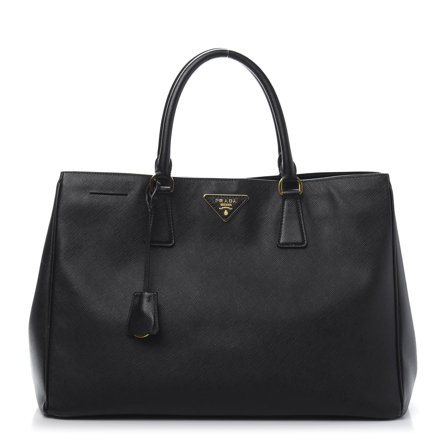 Prada Saffiano Lux Large Tote Black 1 of 12