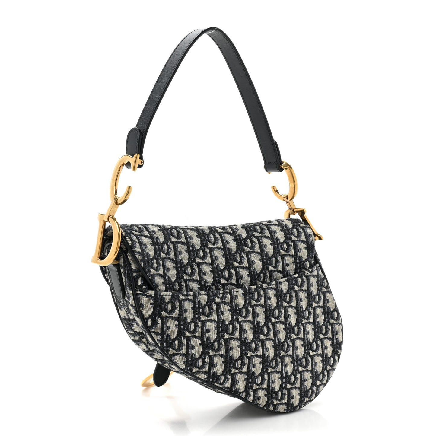 Oblique Saddle Bag Blue