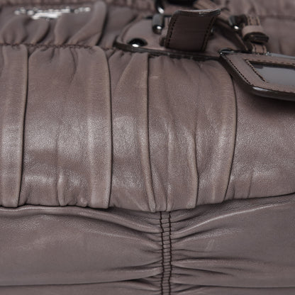 Prada Nappa Gaufre Shopping Satchel Bambu 15 of 18