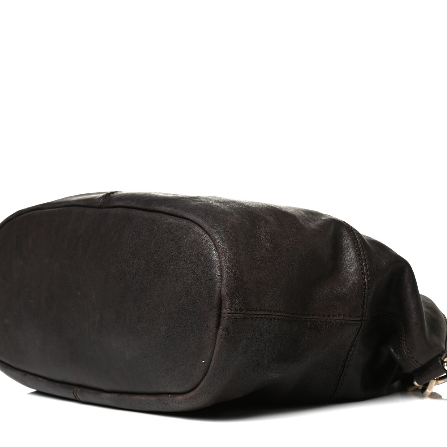 Wrinkled Lambskin Medium Nightingale Dark Brown