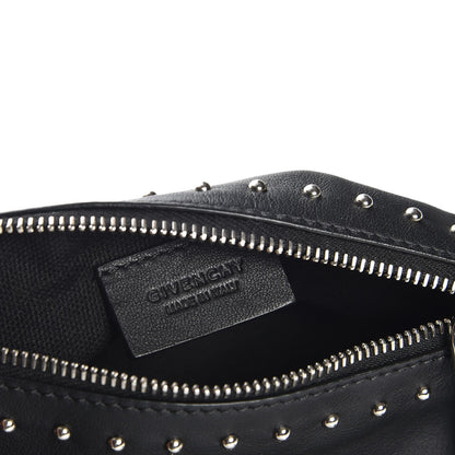 Givenchy Calfskin Studded Pandora Wristlet Black 6 of 7