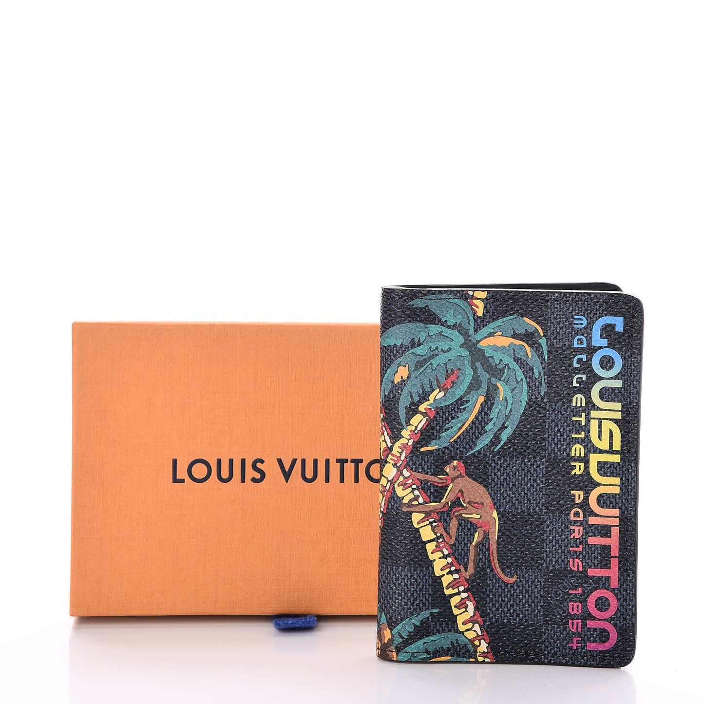 Damier Cobalt Jungle Pocket Organizer