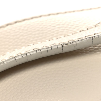 Saint Laurent Grain De Poudre Small Classic Monogram Camera Bag White 14 of 15