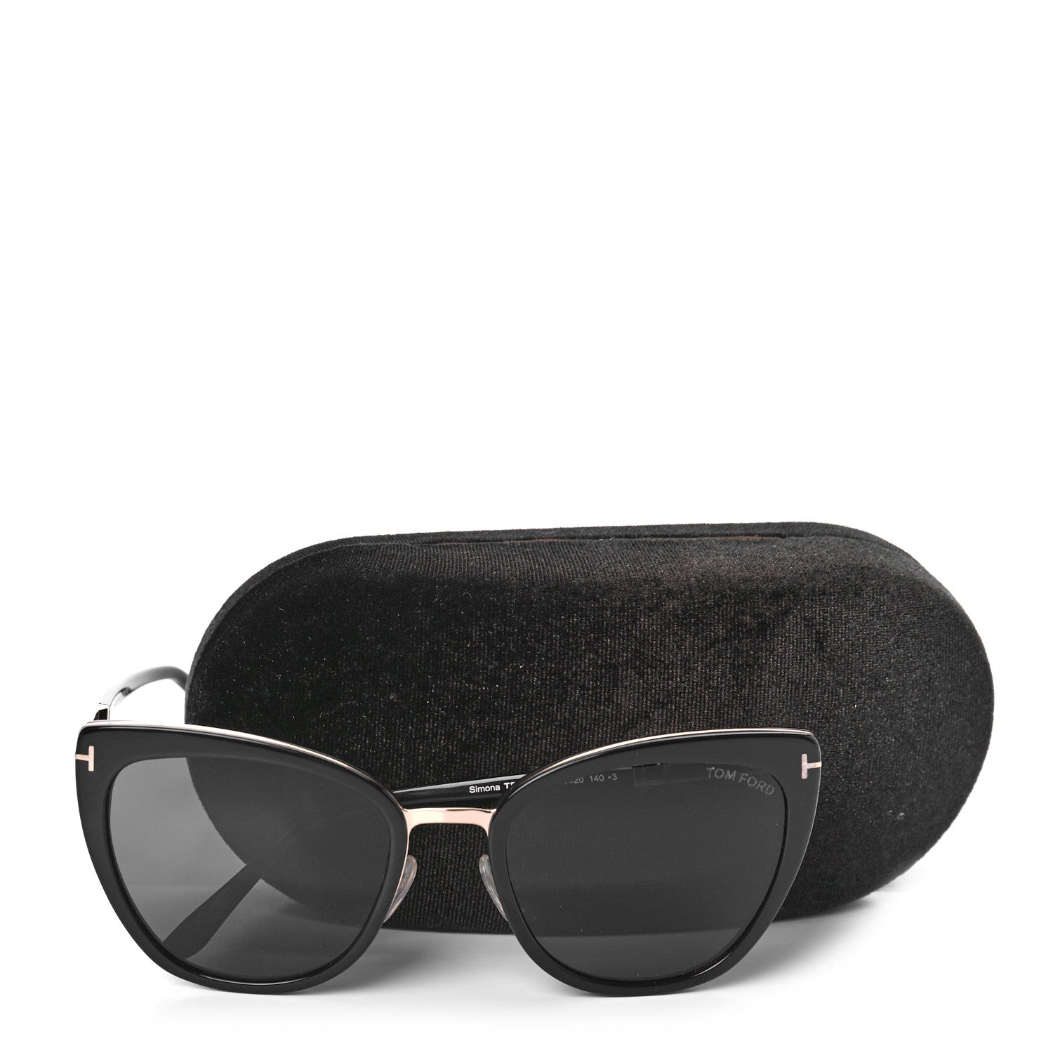 Tom Ford Simona TF717 Sunglasses Black 7 of 7