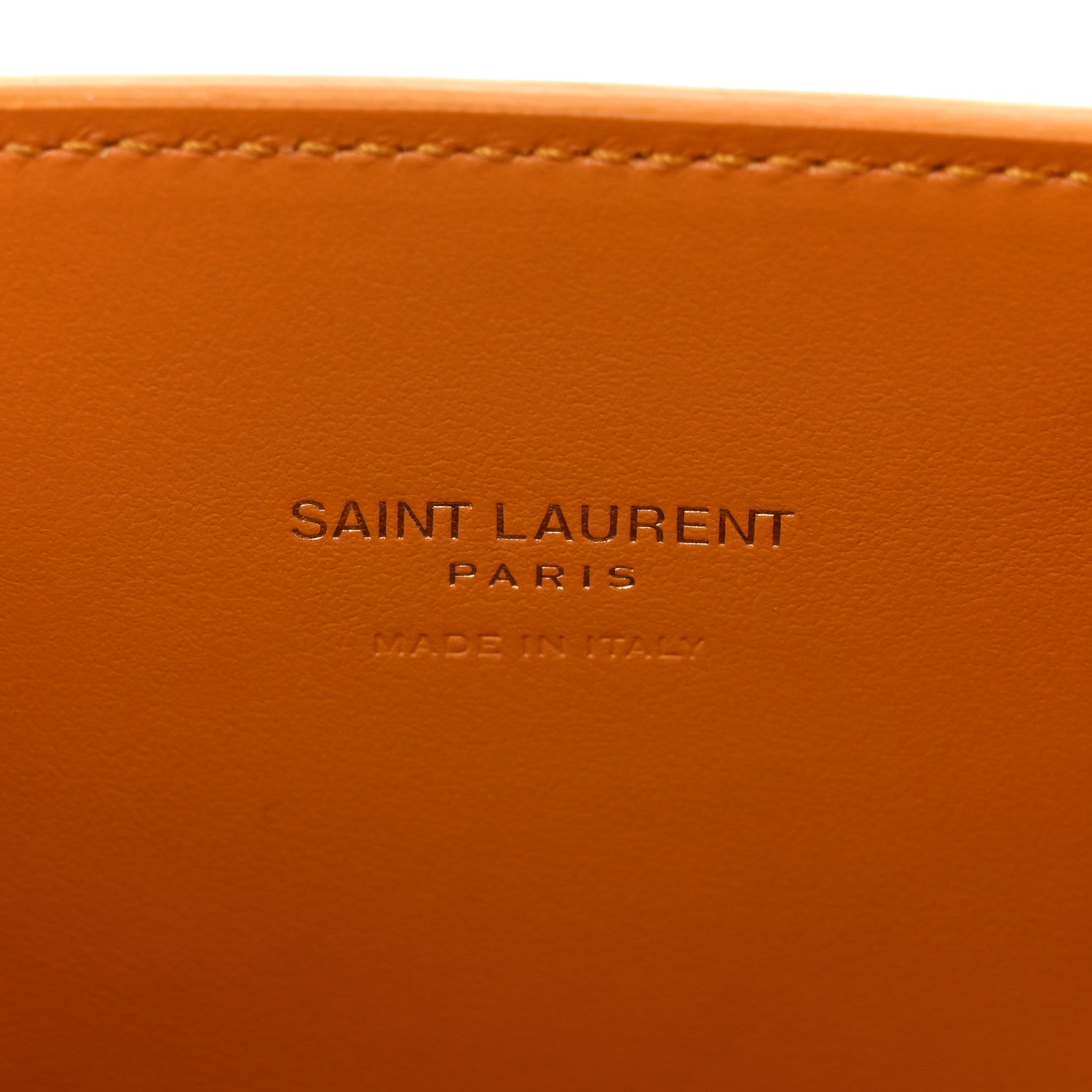 Saint Laurent Calfskin Nano Sac De Jour Mustard 7 of 11