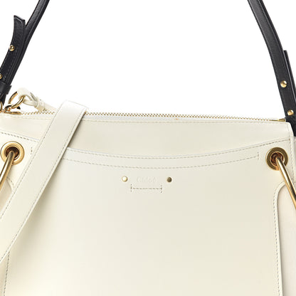 Chloe Calfskin Medium Roy Bag Natural White 6 of 8