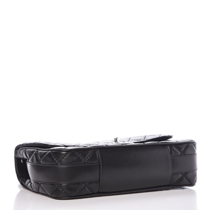 Chanel Lambskin Quilted Jumbo Easy Carry Flap Black 4 of 8