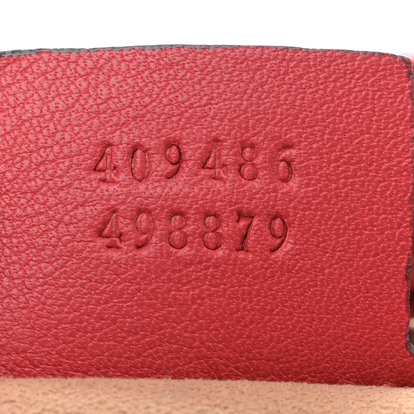GG Supreme Monogram Calfskin Medium Padlock Shoulder Bag Beige Hibiscus Red New Rosette
