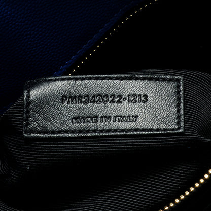 Saint Laurent Matelasse Chevron Cassandre Shopper Royal Blue 9 of 11