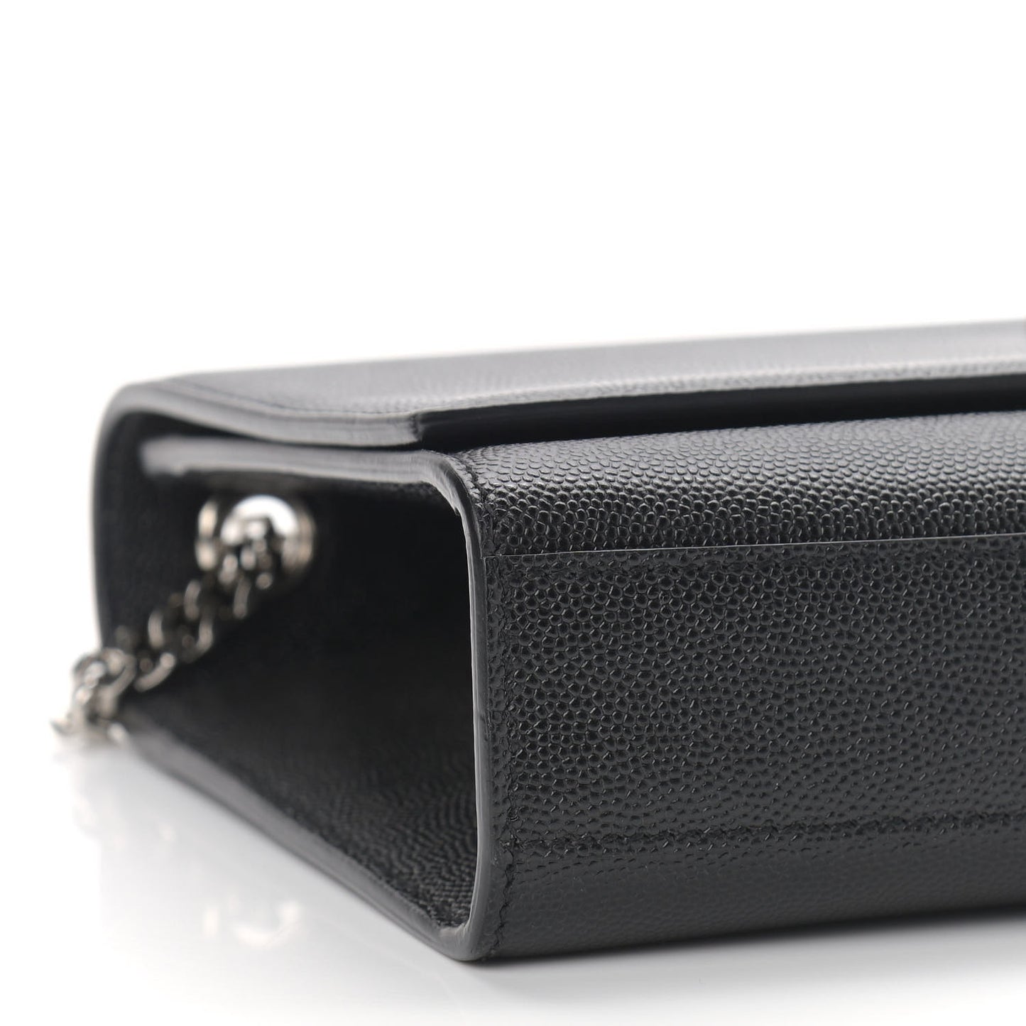 Grain De Poudre Medium Classic Monogram Kate Satchel Black