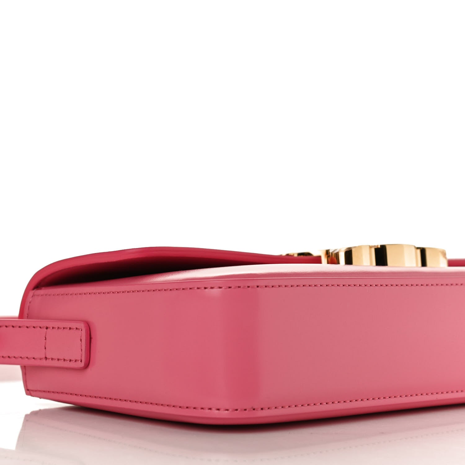 Celine Shiny Calfskin Triomphe Flamingo 5 of 10