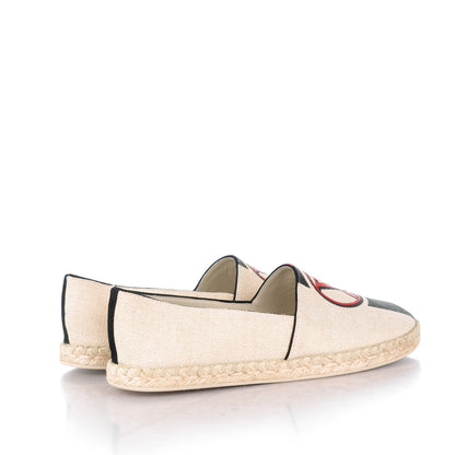 Louis Vuitton Canvas Postcard Espadrille Flats 40 Ecru 4 of 7