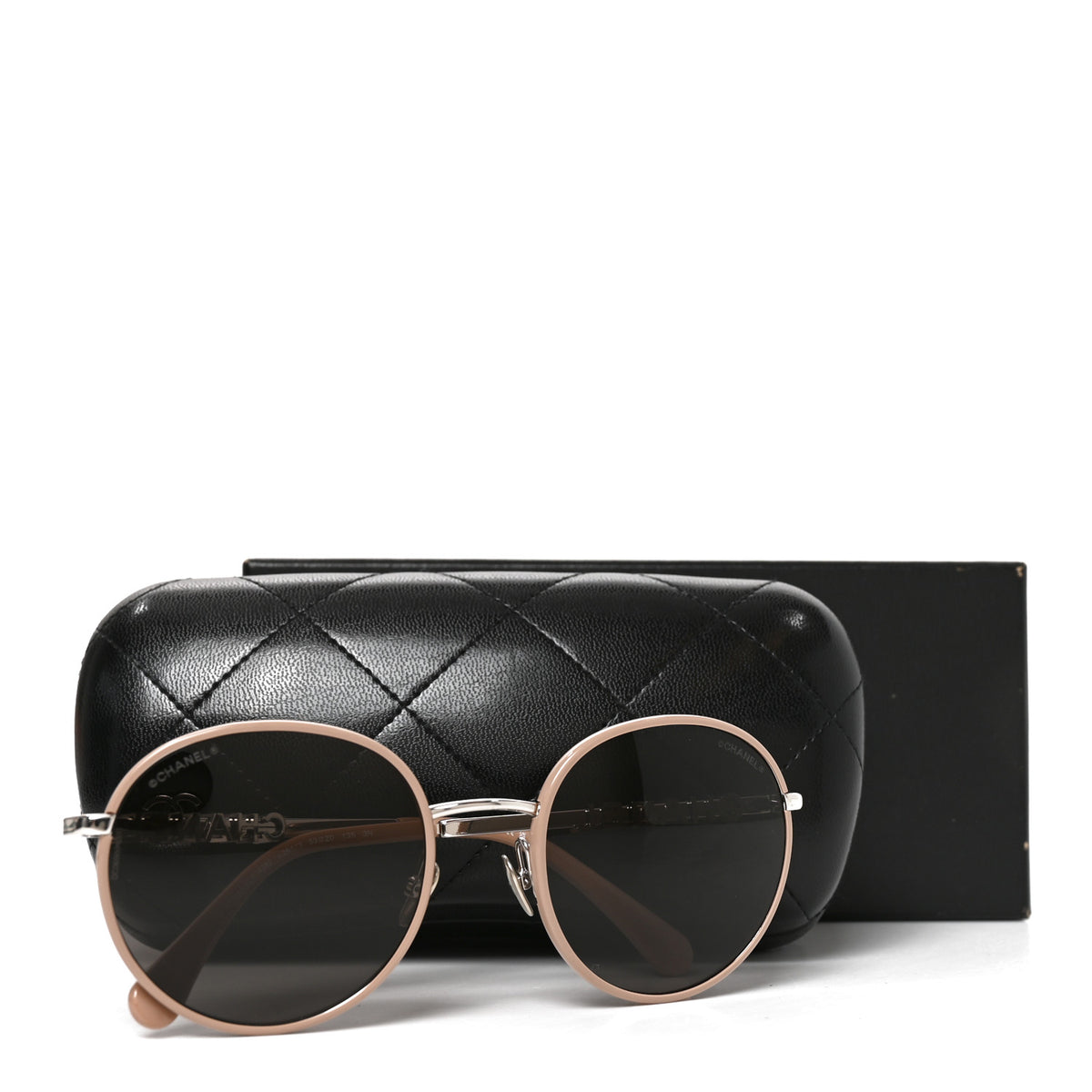 Metal Pantos Sunglasses 4282 Silver Beige