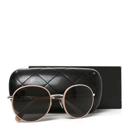 Chanel Metal Pantos Sunglasses 4282 Silver Beige 7 of 7