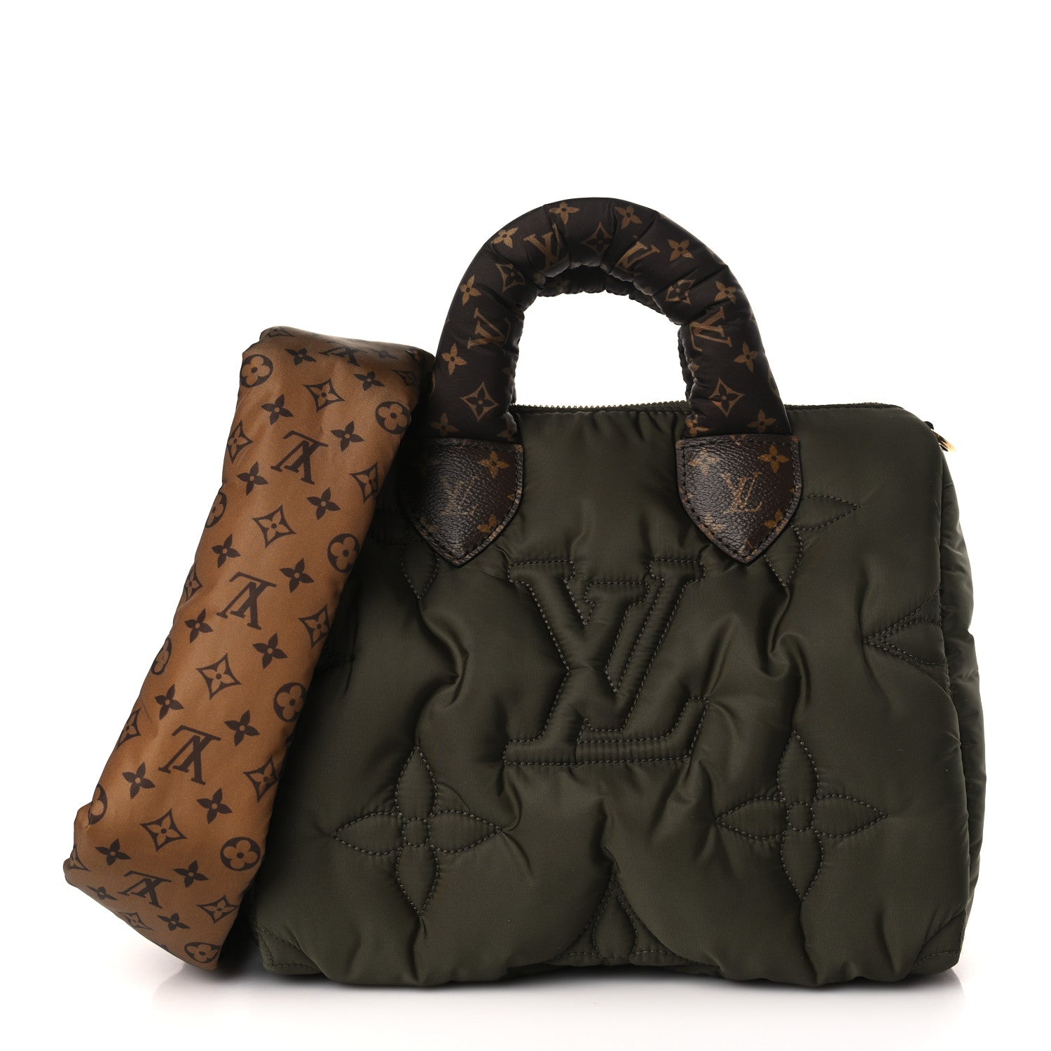 Louis Vuitton Econyl Mini Monogram Pillow Speedy Bandouliere 25 Khaki 1 of 8