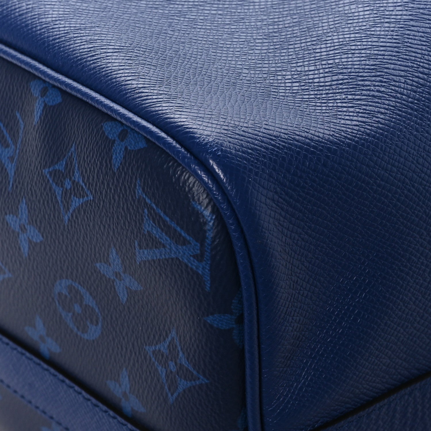 Louis Vuitton LOUIS VUITTON Taiga Monogram Eclipse Keepall Bandouliere 50 Pacific Blue 7 of 10