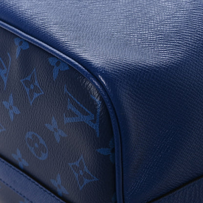Louis Vuitton LOUIS VUITTON Taiga Monogram Eclipse Keepall Bandouliere 50 Pacific Blue 7 of 10