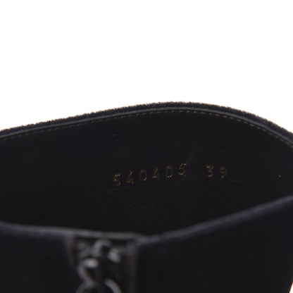 Balenciaga Smooth Velvet Ankle Boots 39 Black 8 of 10