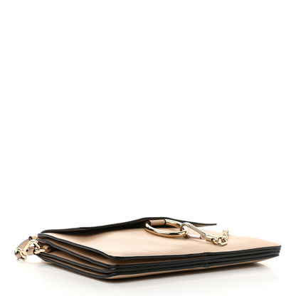Chloe Suede Calfskin Medium Faye Shoulder Bag Pearl Beige 4 of 10