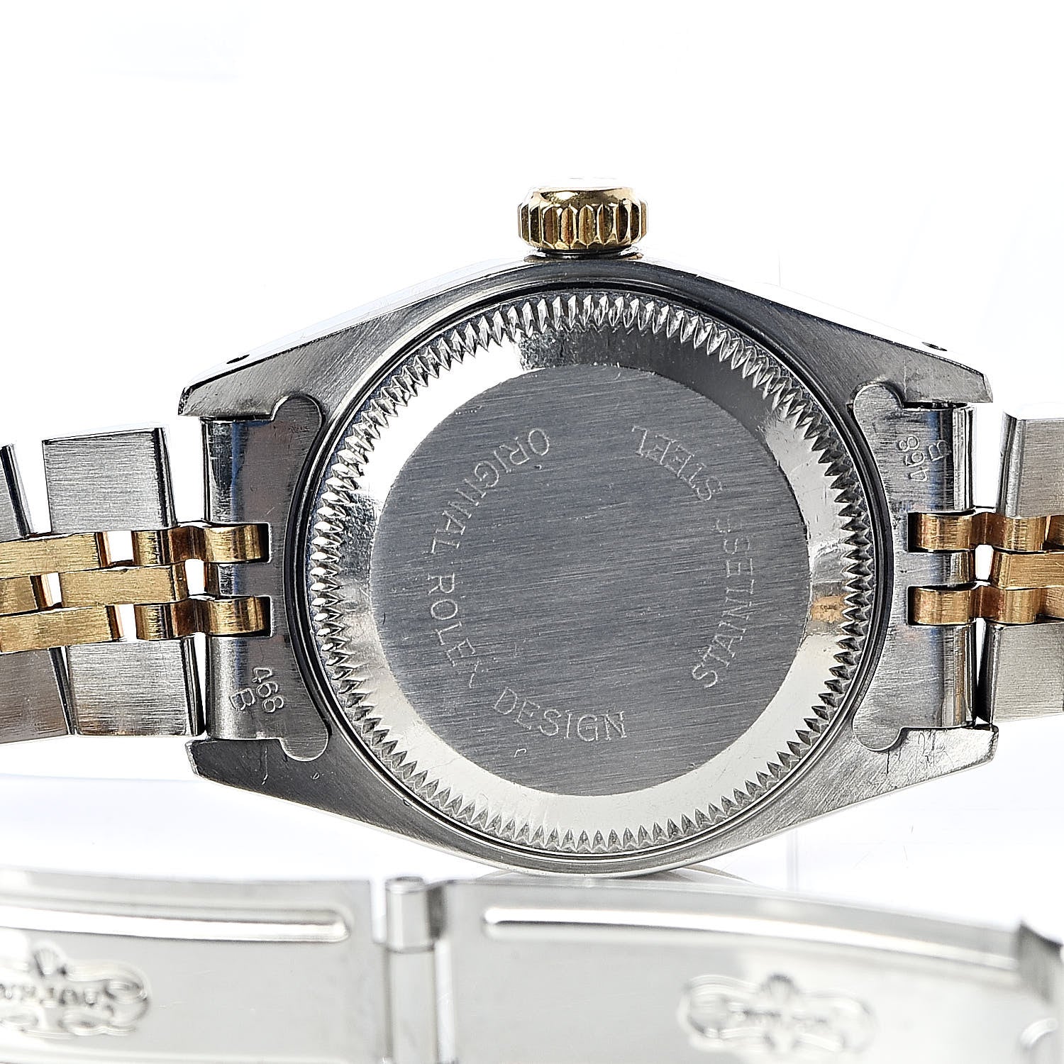 Rolex Stainless Steel 18K Yellow Gold 26mm Oyster Perpetual Datejust Watch Black Jubilee 69173 5 of 7