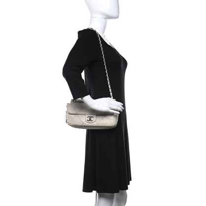 Chanel Calfskin Expandable Flap White 2 of 9