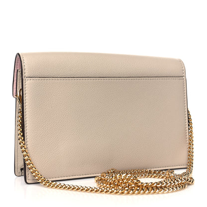 Louis Vuitton Soft Calfskin My Lockme Chain Pochette Greige 3 of 9