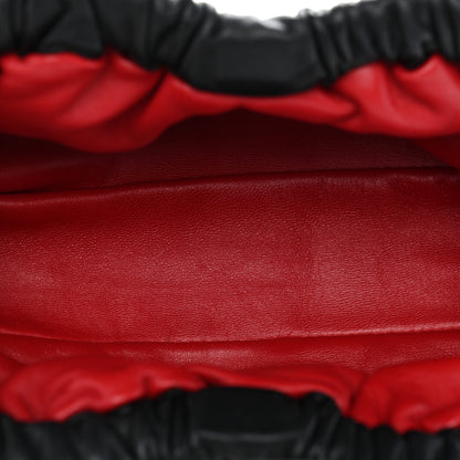 Mansur Gavriel Lambskin Cloud Clutch Black Flamma 5 of 10