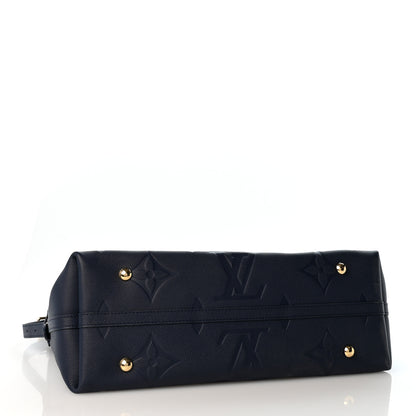 Louis Vuitton Empreinte Monogram Giant CarryAll MM Navy 5 of 10